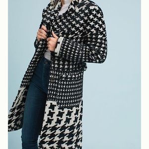 Etttwa by Anthropologie Houndstooth Coat